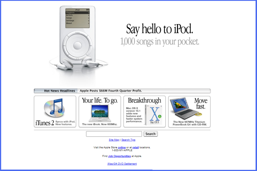 Hoy se cumplen 20 años desde que el primer iPod viera la luz